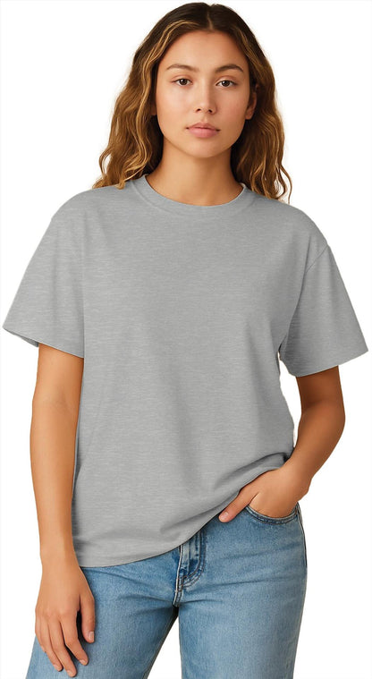 Casual Classics CRBT300L Casual Core Combed 180 Oversize Tee Ladies wholesale blank crew necked t-shirt - view 2