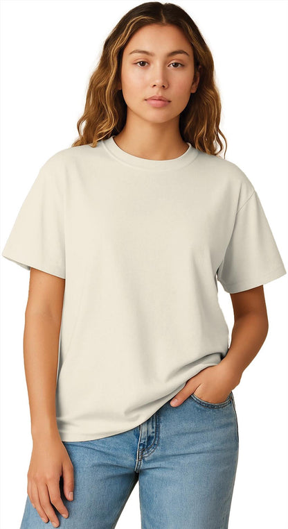 Casual Classics CRBT300L Casual Core Combed 180 Oversize Tee Ladies wholesale blank crew necked t-shirt - view 4