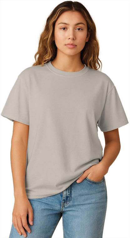 Casual Classics CRBT300L Casual Core Combed 180 Oversize Tee Ladies wholesale blank crew necked t-shirt - view 5