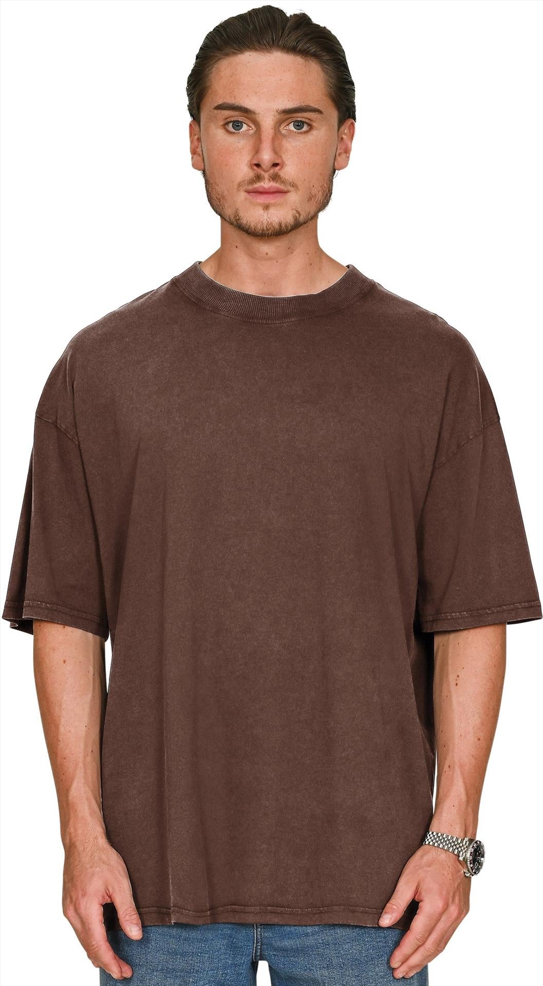 CRBTAC300 - Casual Core Combed 180 Acid Oversize Tee