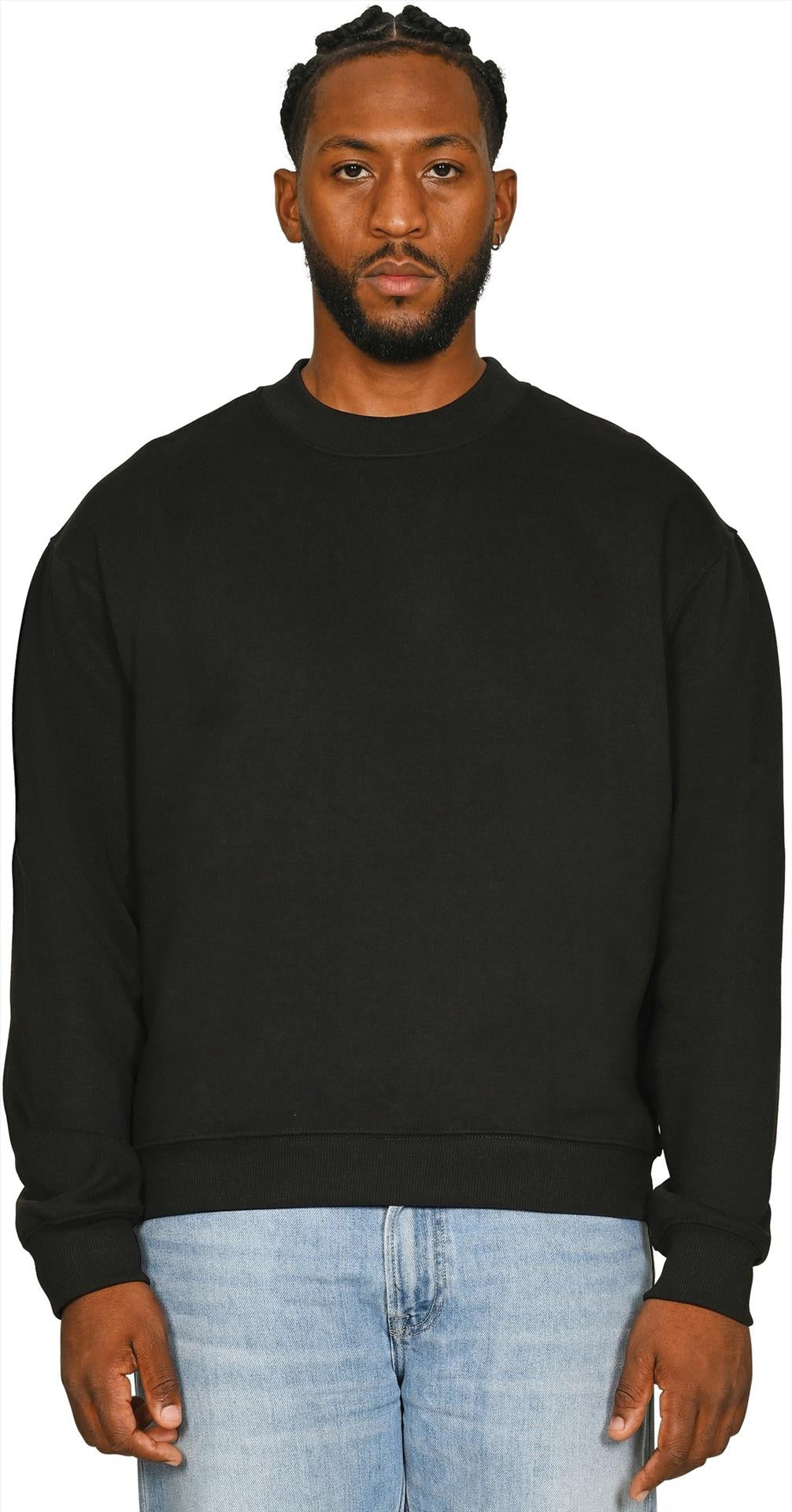 CRBSW205 - Casual Premium Combed 330 Boxy Oversize Extended Neck Sweat Tall
