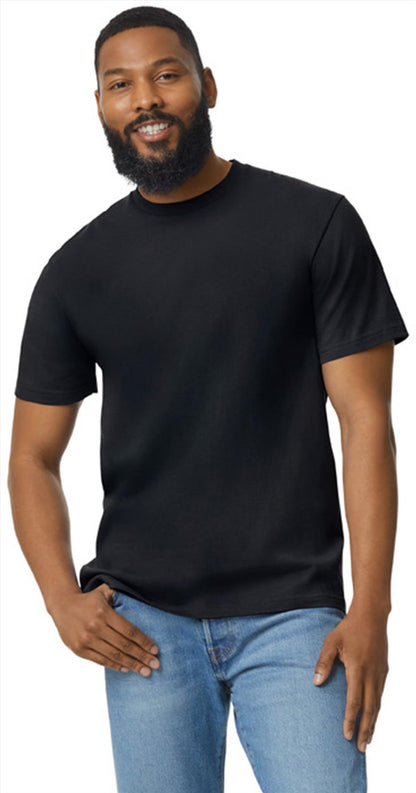 G65ENLB0 - Gildan Softstyle Midweight No Label Ringspun 185 Regular Tee Adult