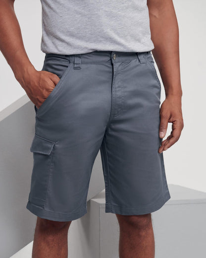 R002M - Russell Athletic Workwear Polycotton Twill 245 Shorts Adult