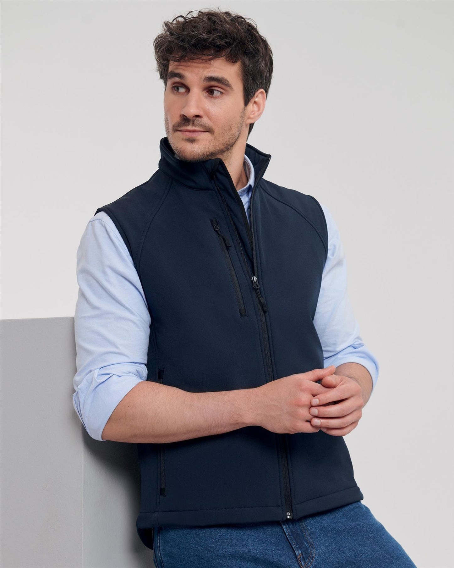 R141M - Russell Athletic 340 Softshell Bodywarmer Adult
