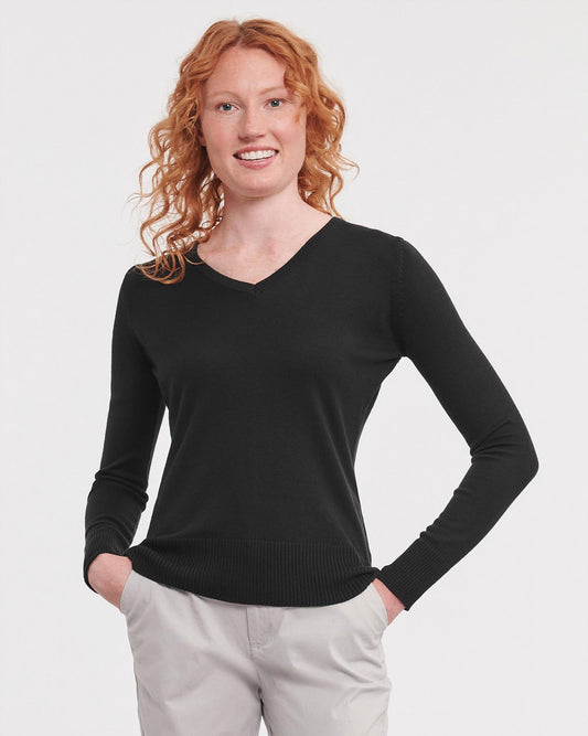R710F - Russell Athletic 275 V Neck Pullover Ladies