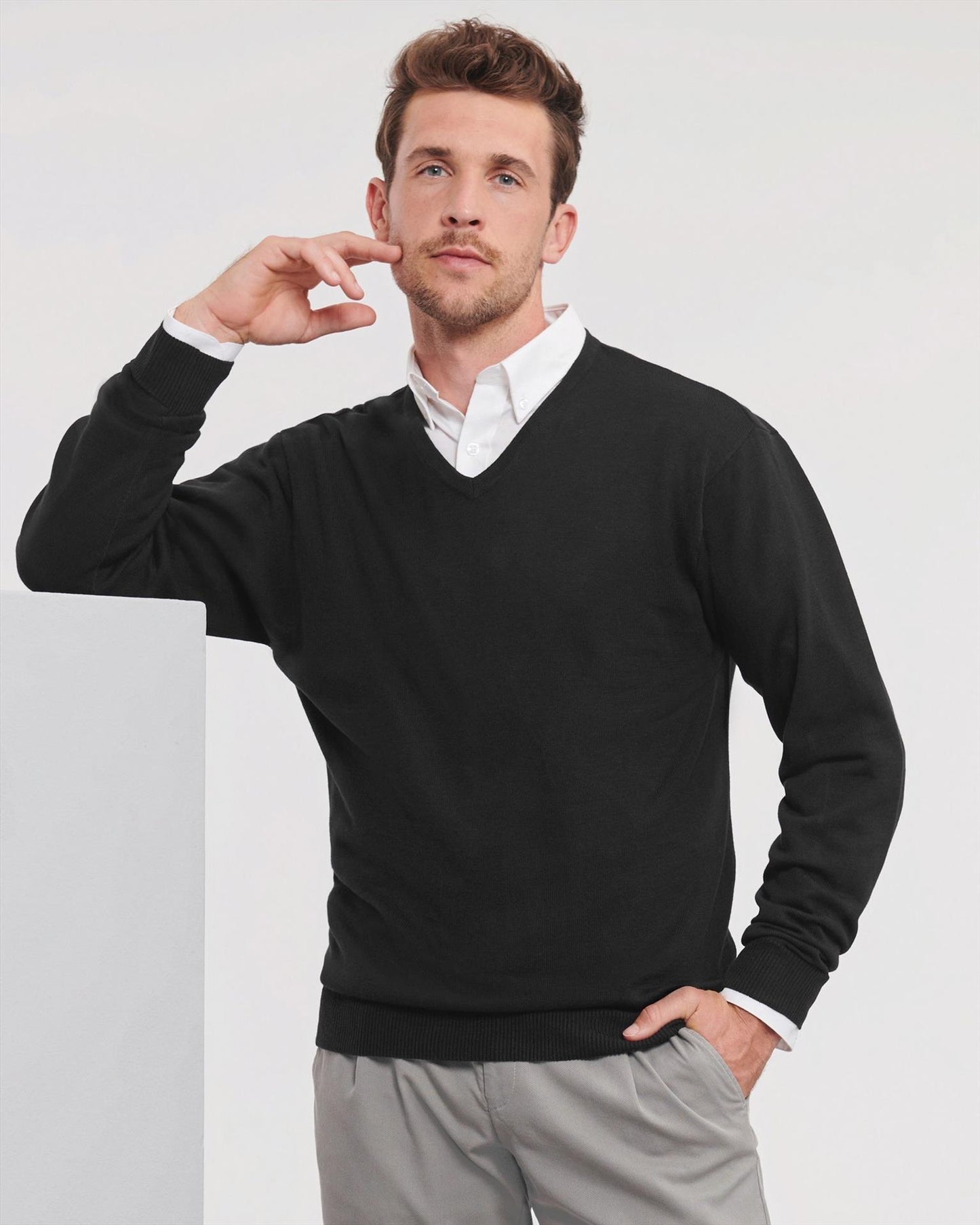 R710M - Russell Athletic 275 V Neck Pullover Adult