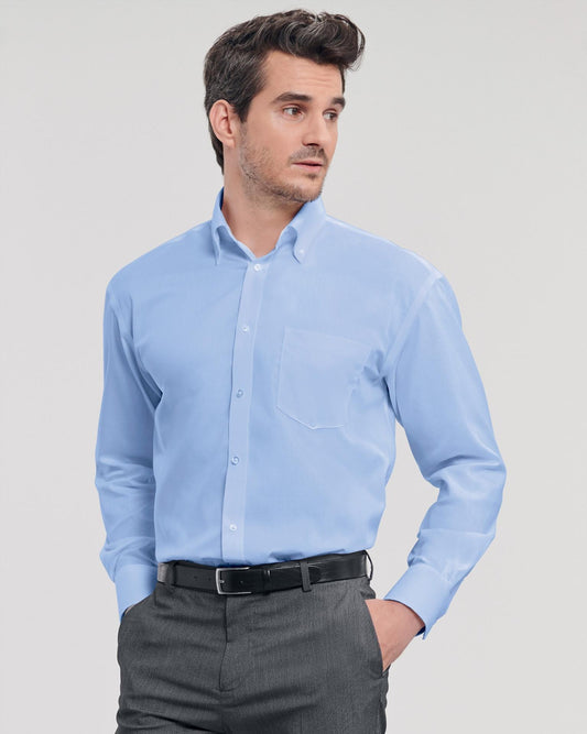 R956M - Russell Athletic Ultimate Non Iron Twill 120 Classic Fit L/S Shirt Adult