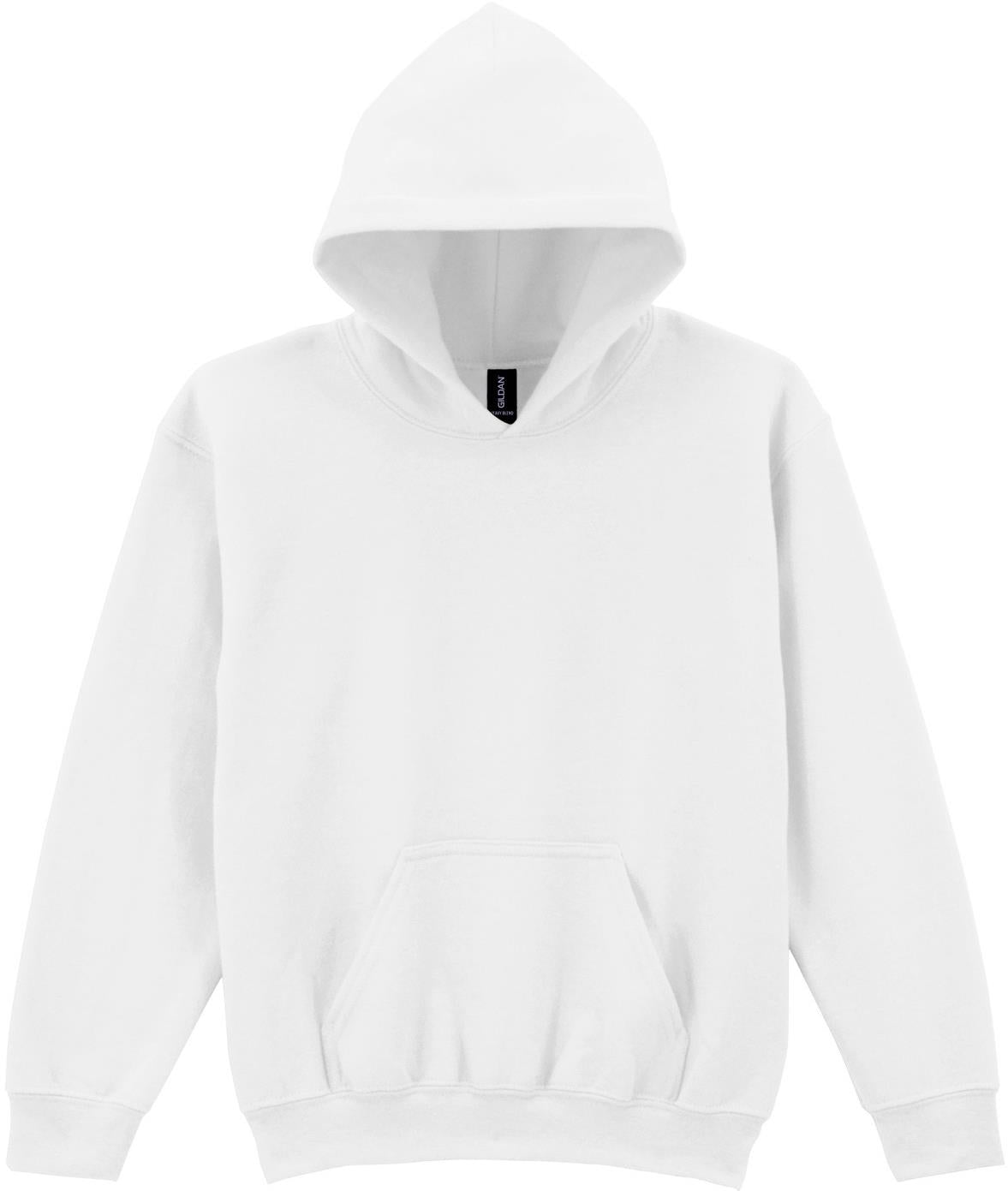 G18500B - Gildan Heavy Blend Open End 280 Regular Hood Kids