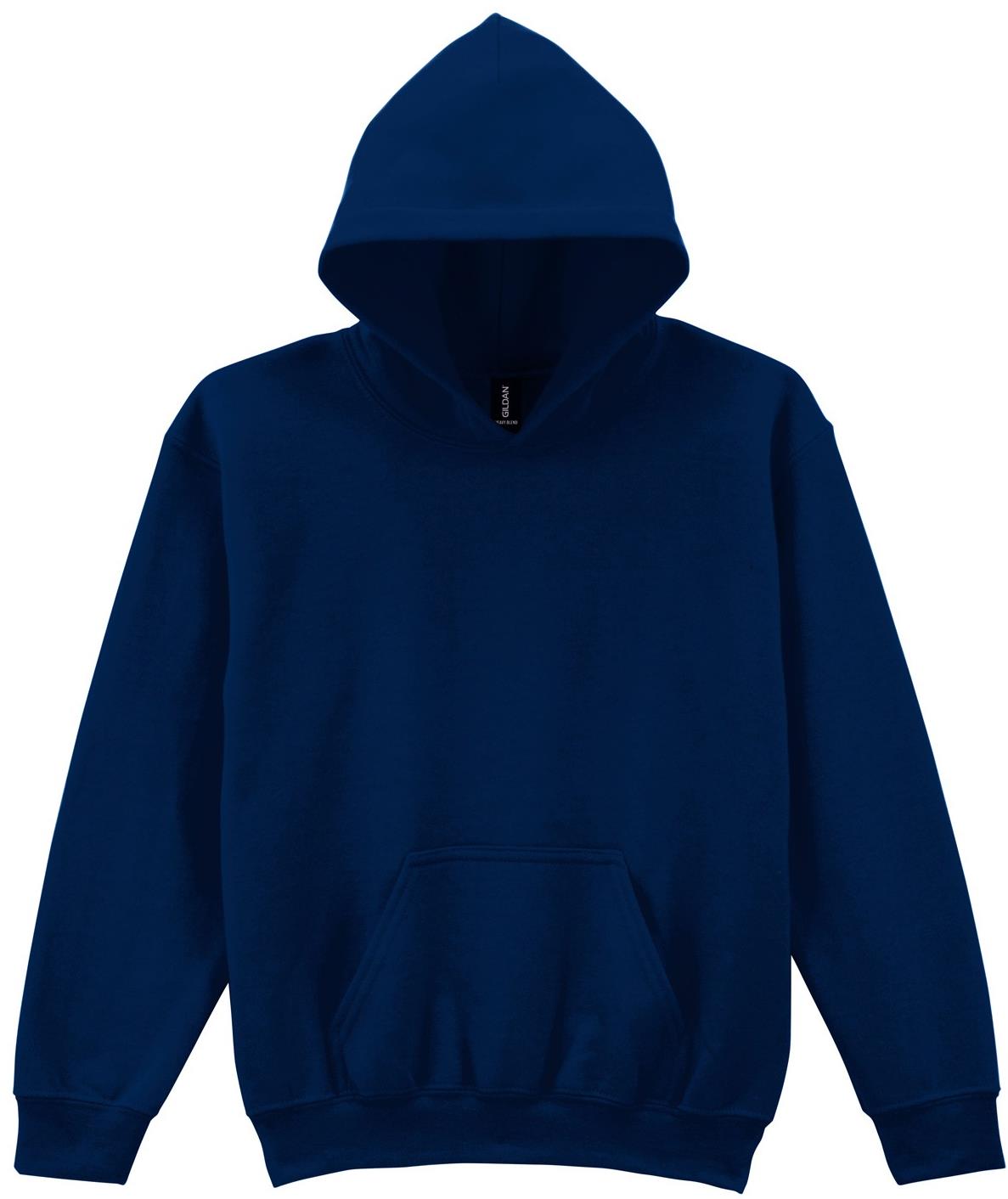 G18500B - Gildan Heavy Blend Open End 280 Regular Hood Kids