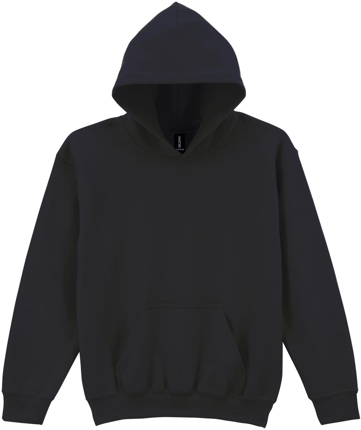 G18500B - Gildan Heavy Blend Open End 280 Regular Hood Kids