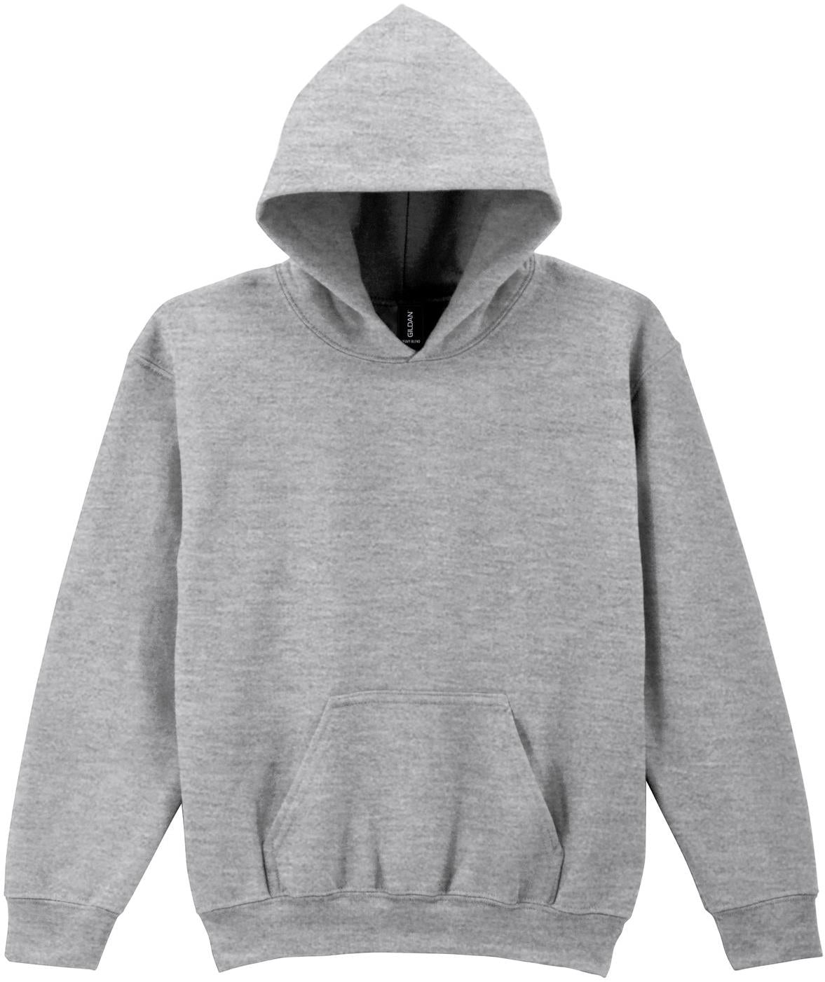 G18500B - Gildan Heavy Blend Open End 280 Regular Hood Kids