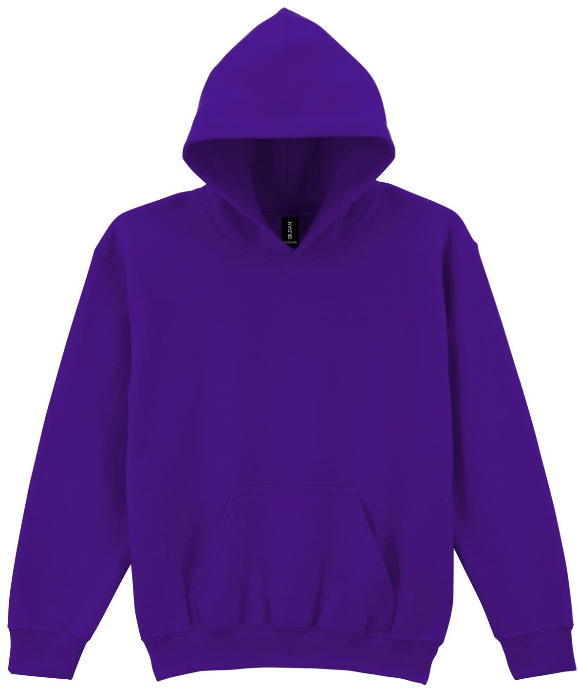 G18500B - Gildan Heavy Blend Open End 280 Regular Hood Kids
