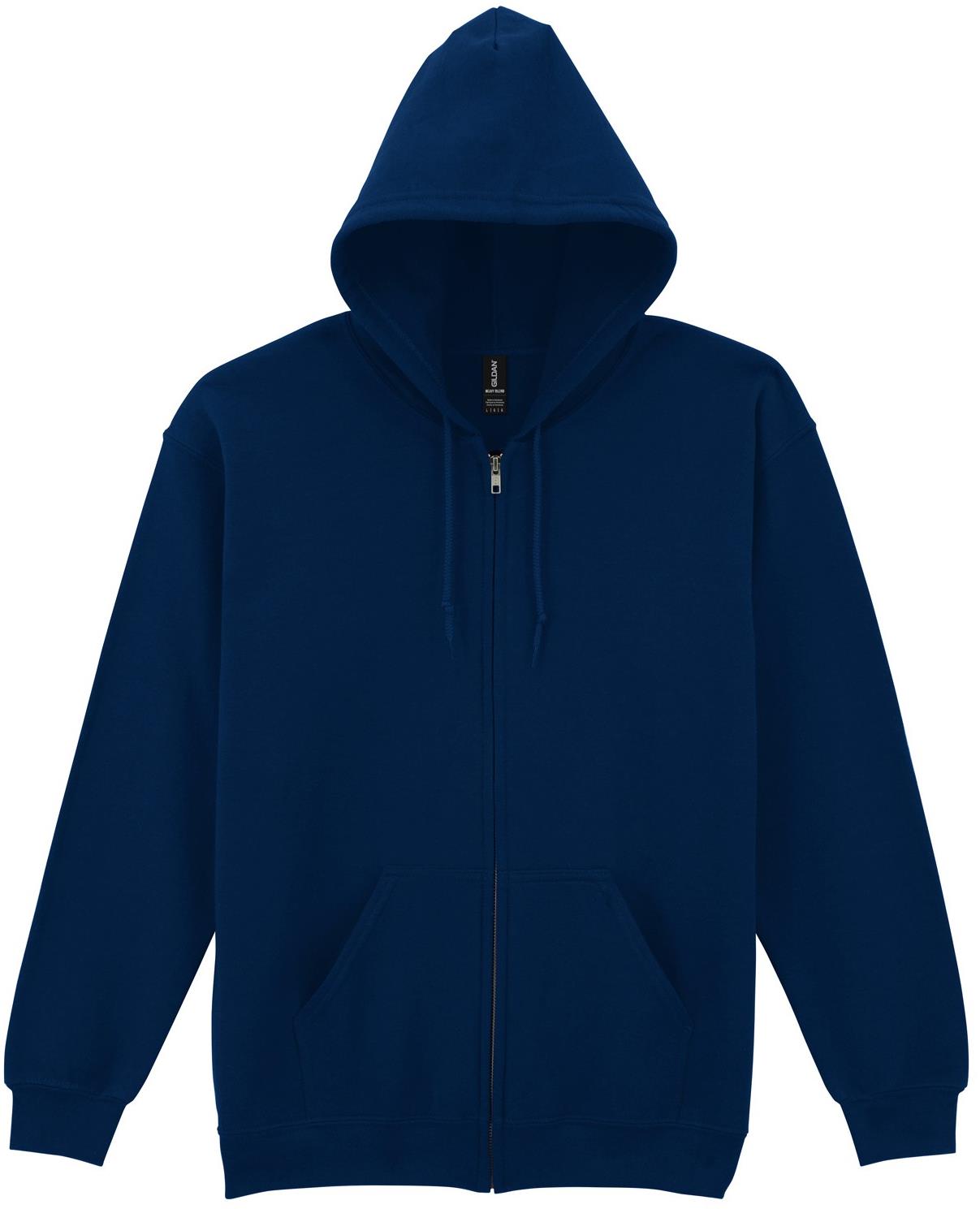 G18600 - Gildan Heavy Blend Open End 280 Regular Zip Hood Adult