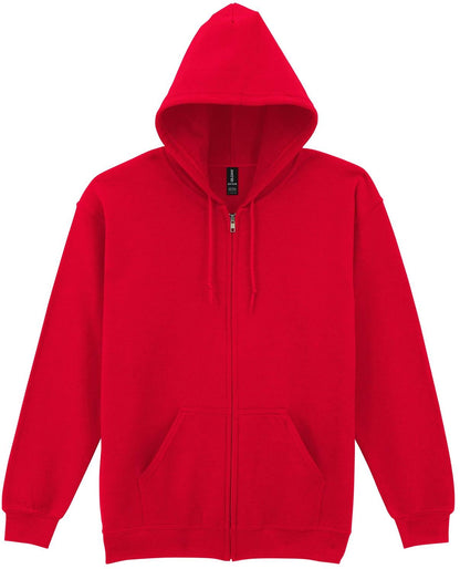G18600 - Gildan Heavy Blend Open End 280 Regular Zip Hood Adult