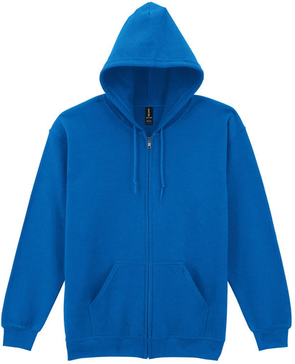 G18600 - Gildan Heavy Blend Open End 280 Regular Zip Hood Adult