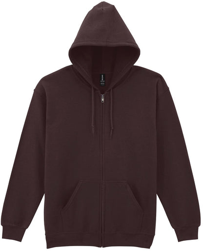 G18600 - Gildan Heavy Blend Open End 280 Regular Zip Hood Adult