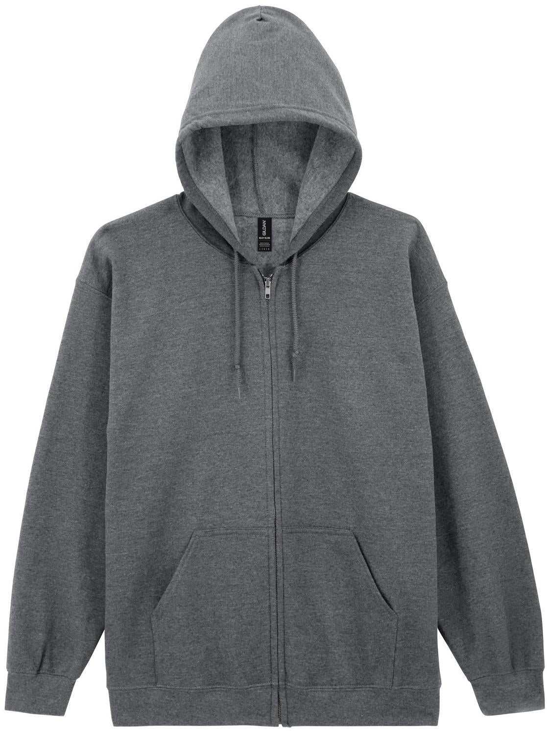 G18600 - Gildan Heavy Blend Open End 280 Regular Zip Hood Adult