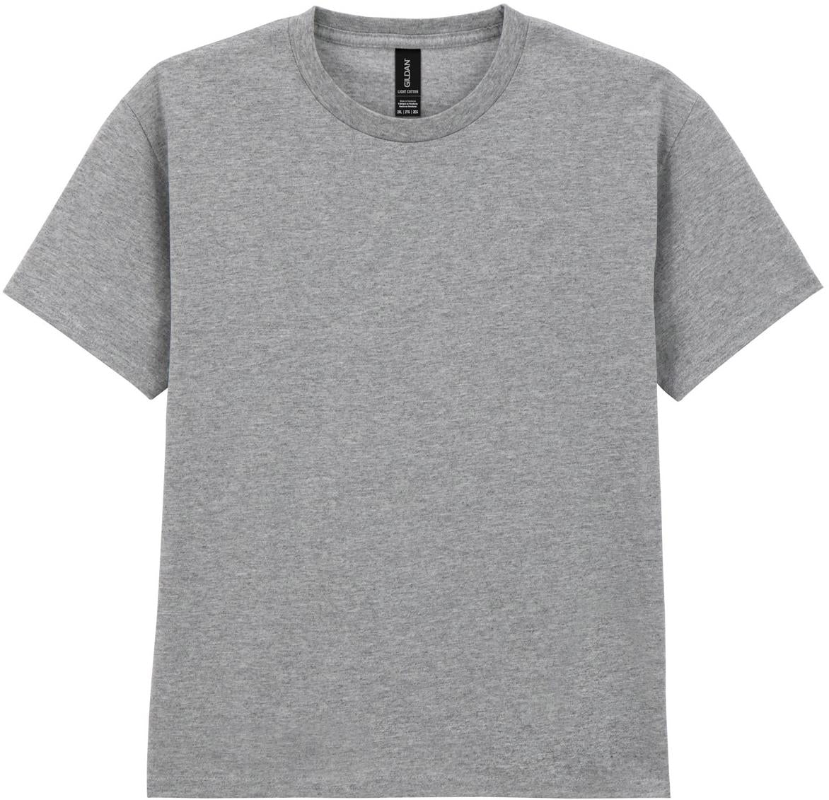 G3000B - Gildan Light Cotton Open End 150 Regular Tee Kids