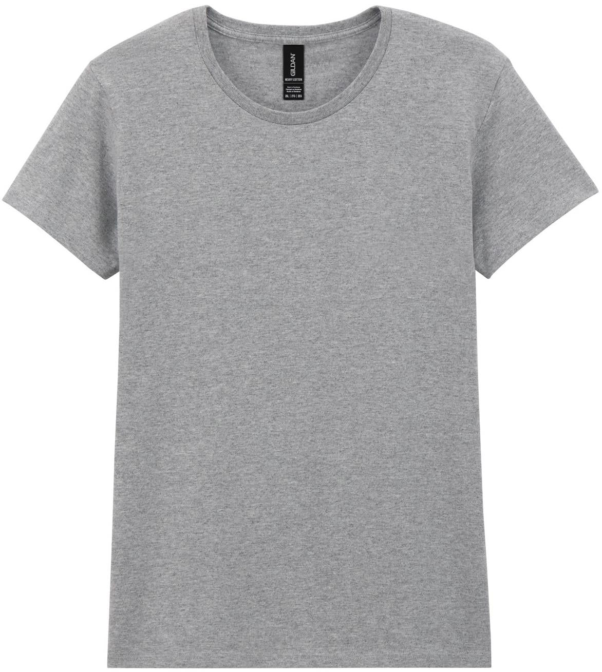 G5000L - Gildan Heavy Cotton Open End 180 Regular Tee Ladies