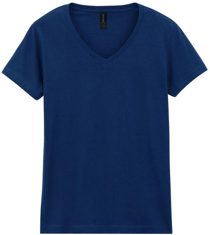 G64V00L - Gildan Softstyle Ringspun 150 Regular Fit V Neck Tee Ladies