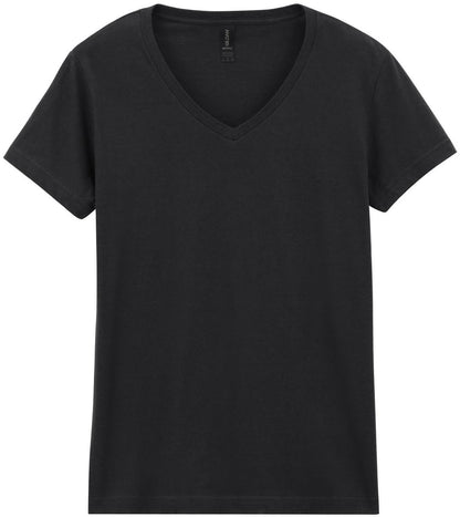 G64V00L - Gildan Softstyle Ringspun 150 Regular Fit V Neck Tee Ladies