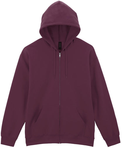 GSF600 - Gildan Softstyle Midweight Ringspun 285 Regular Zip Hood Adult