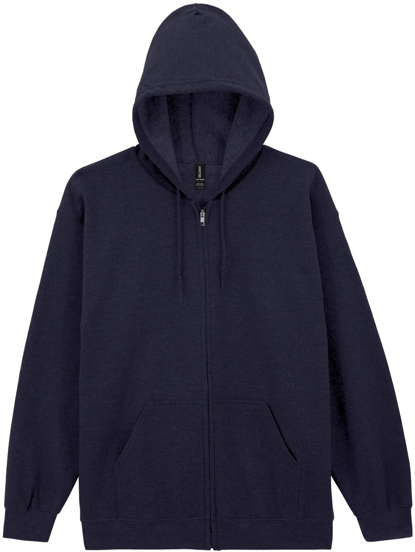 G18600 - Gildan Heavy Blend Open End 280 Regular Zip Hood Adult