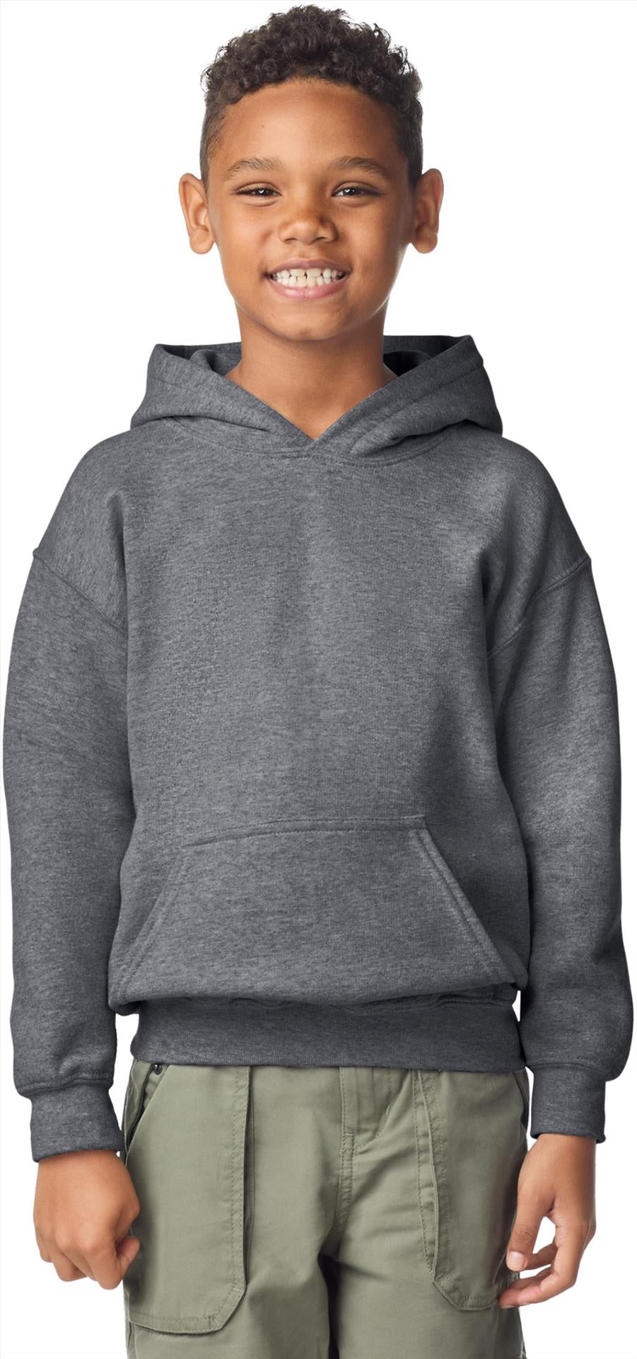 G18500B - Gildan Heavy Blend Open End 280 Regular Hood Kids