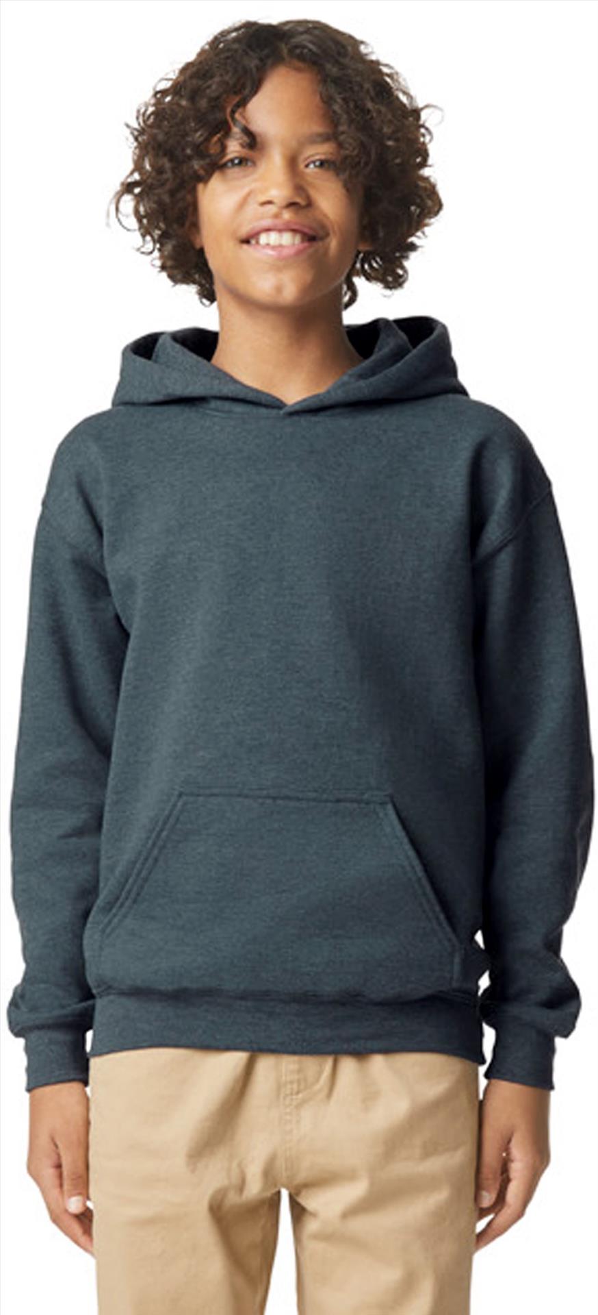 GSF500B - Gildan Softstyle Midweight Ringspun 285 Regular Hood Kids