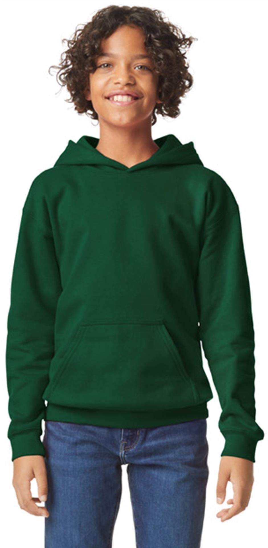 GSF500B - Gildan Softstyle Midweight Ringspun 285 Regular Hood Kids