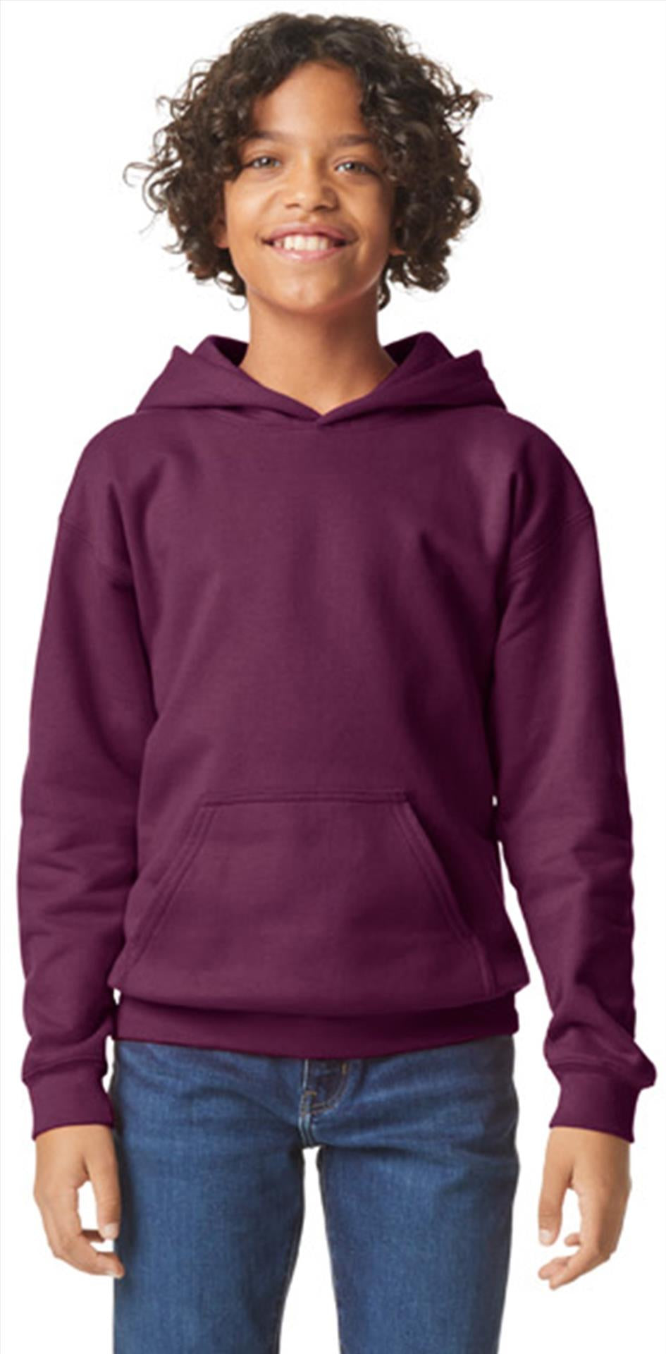 GSF500B - Gildan Softstyle Midweight Ringspun 285 Regular Hood Kids