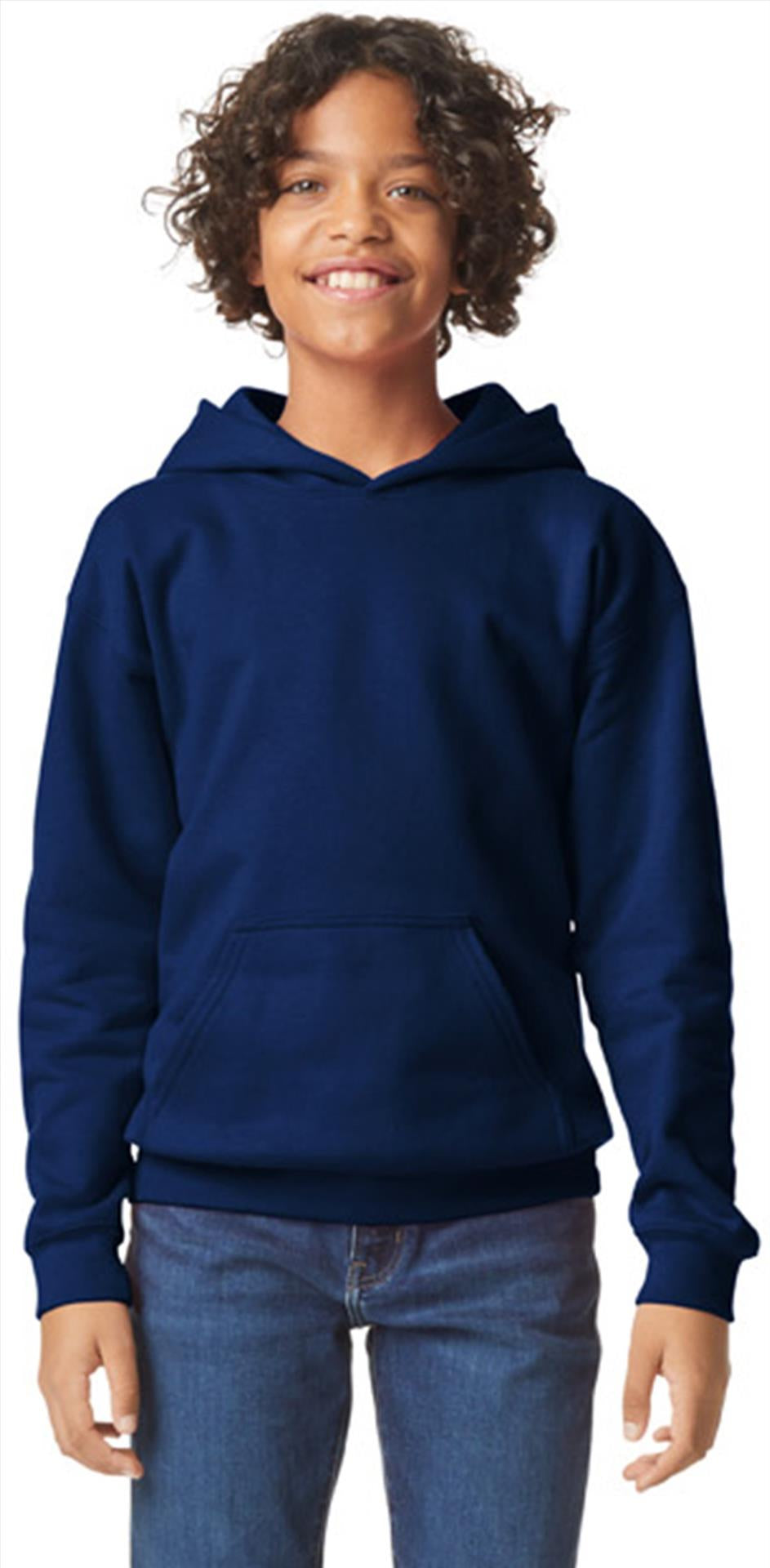 GSF500B - Gildan Softstyle Midweight Ringspun 285 Regular Hood Kids