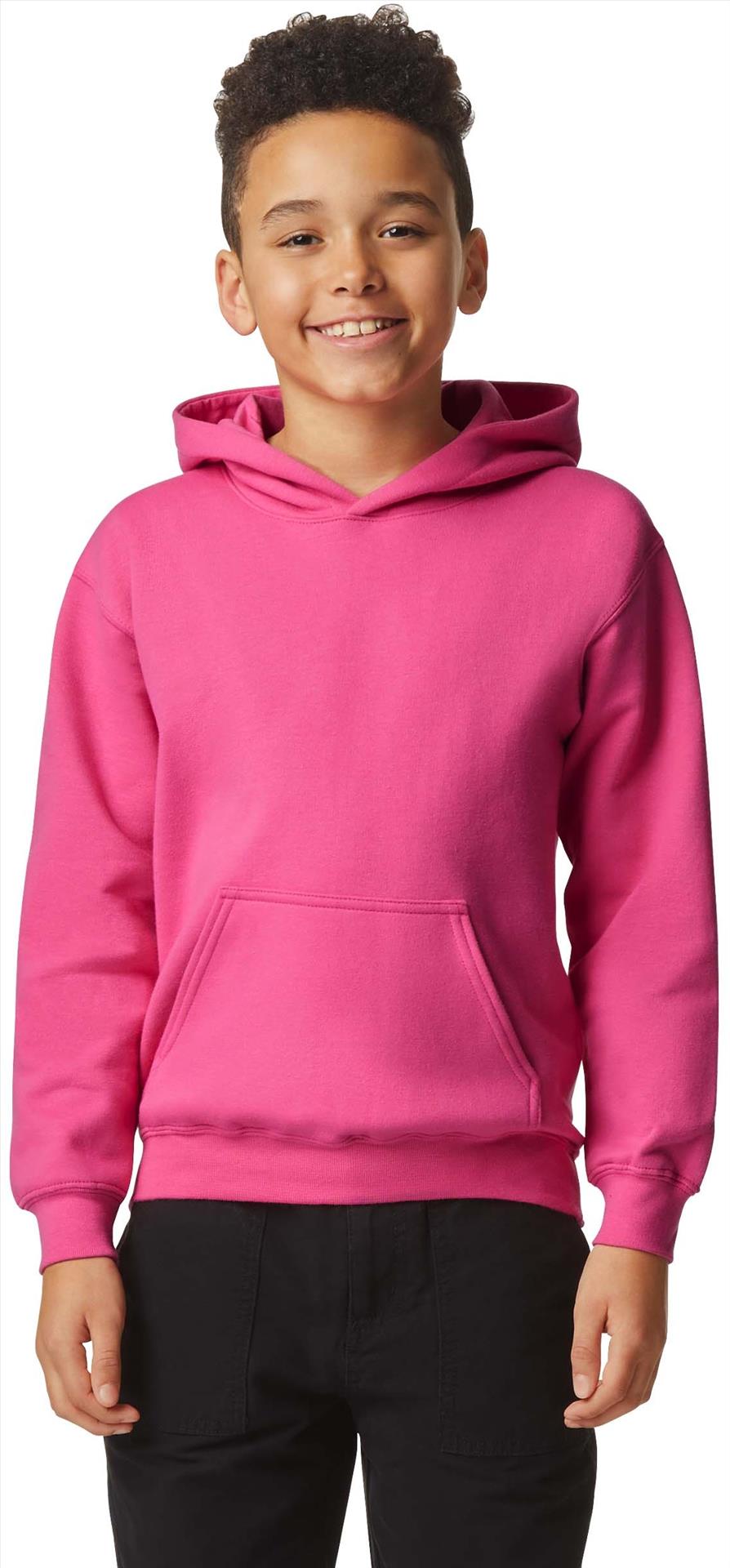 GSF500B - Gildan Softstyle Midweight Ringspun 285 Regular Hood Kids