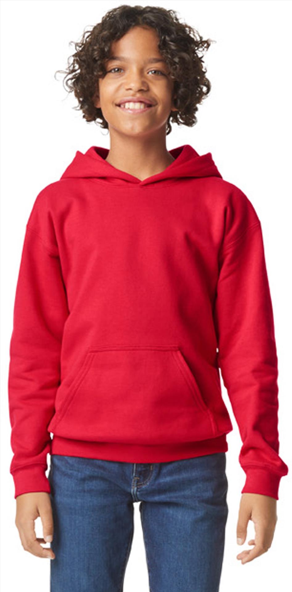 GSF500B - Gildan Softstyle Midweight Ringspun 285 Regular Hood Kids
