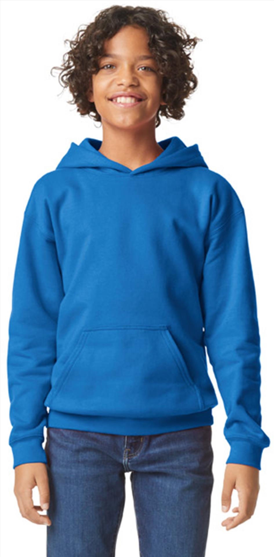GSF500B - Gildan Softstyle Midweight Ringspun 285 Regular Hood Kids