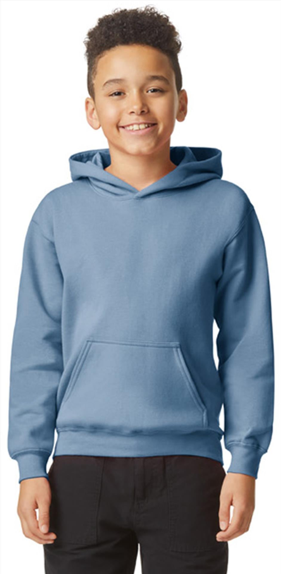 GSF500B - Gildan Softstyle Midweight Ringspun 285 Regular Hood Kids