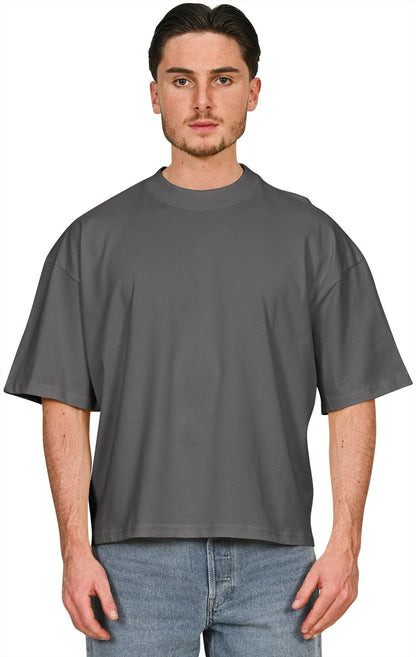 CRBT200 - Casual Premium Combed 220 Boxy Oversize Extended Neck Tee