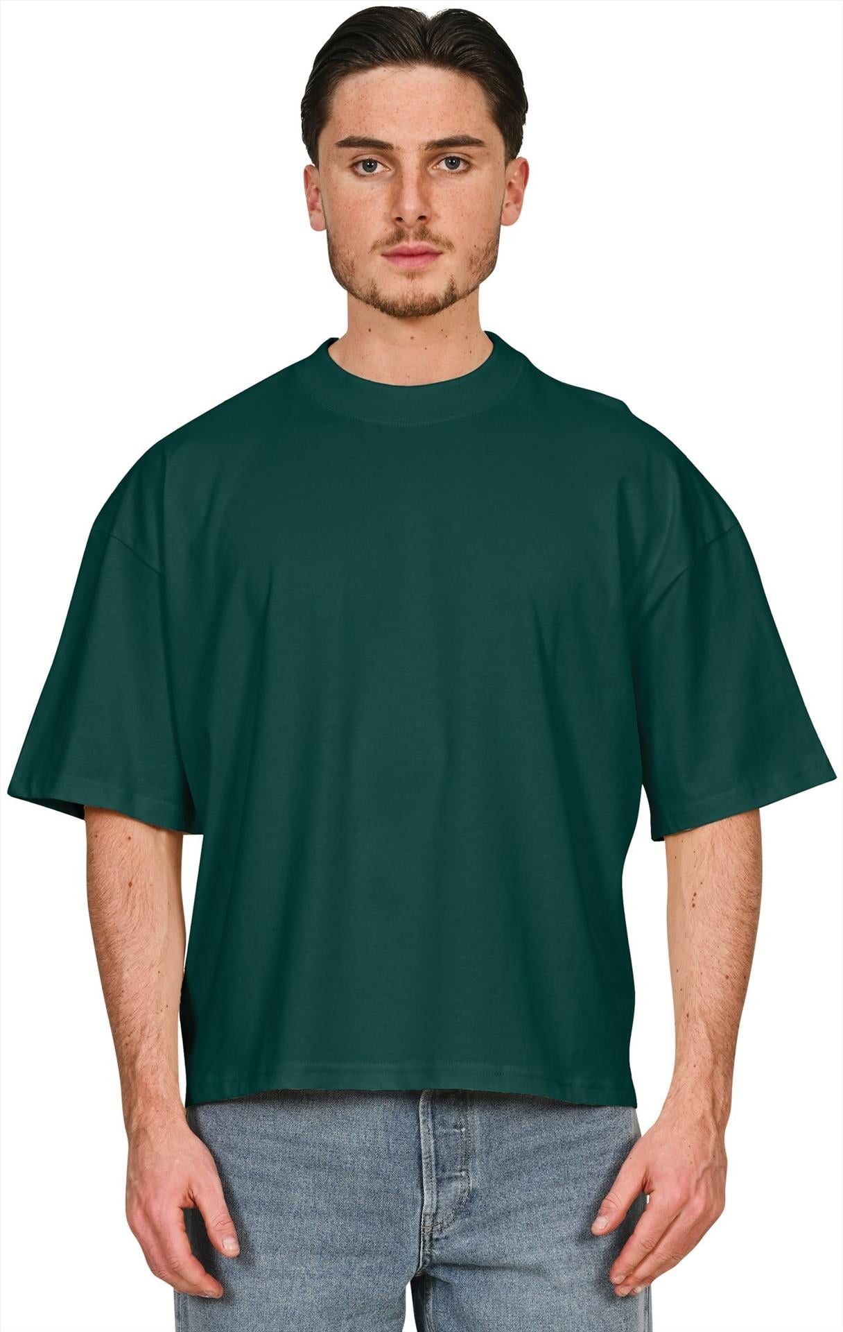 CRBT200 - Casual Premium Combed 220 Boxy Oversize Extended Neck Tee