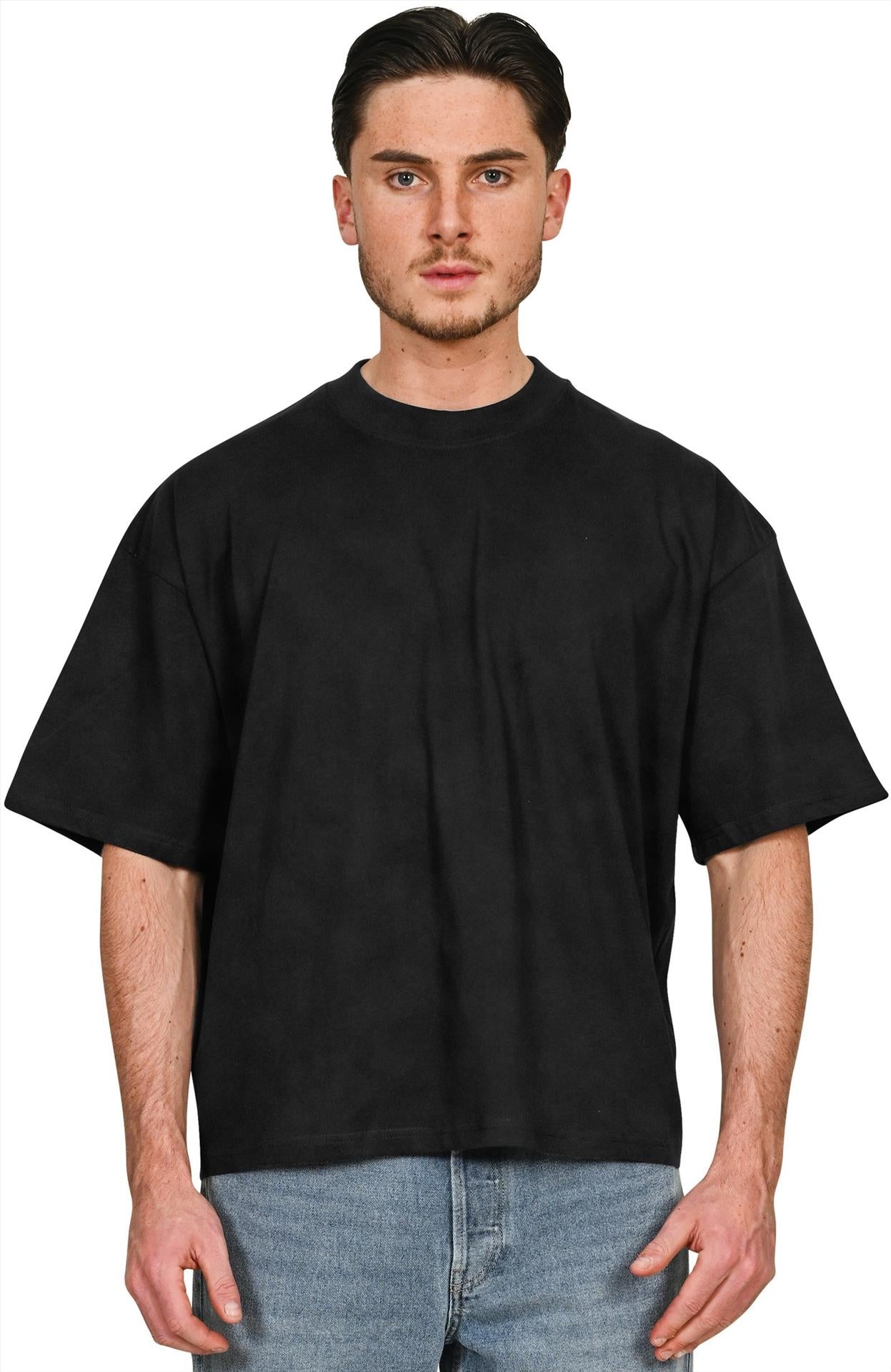 CRBTAC200 - Casual Premium Combed 220 Acid Boxy Oversize Extended Neck Tee