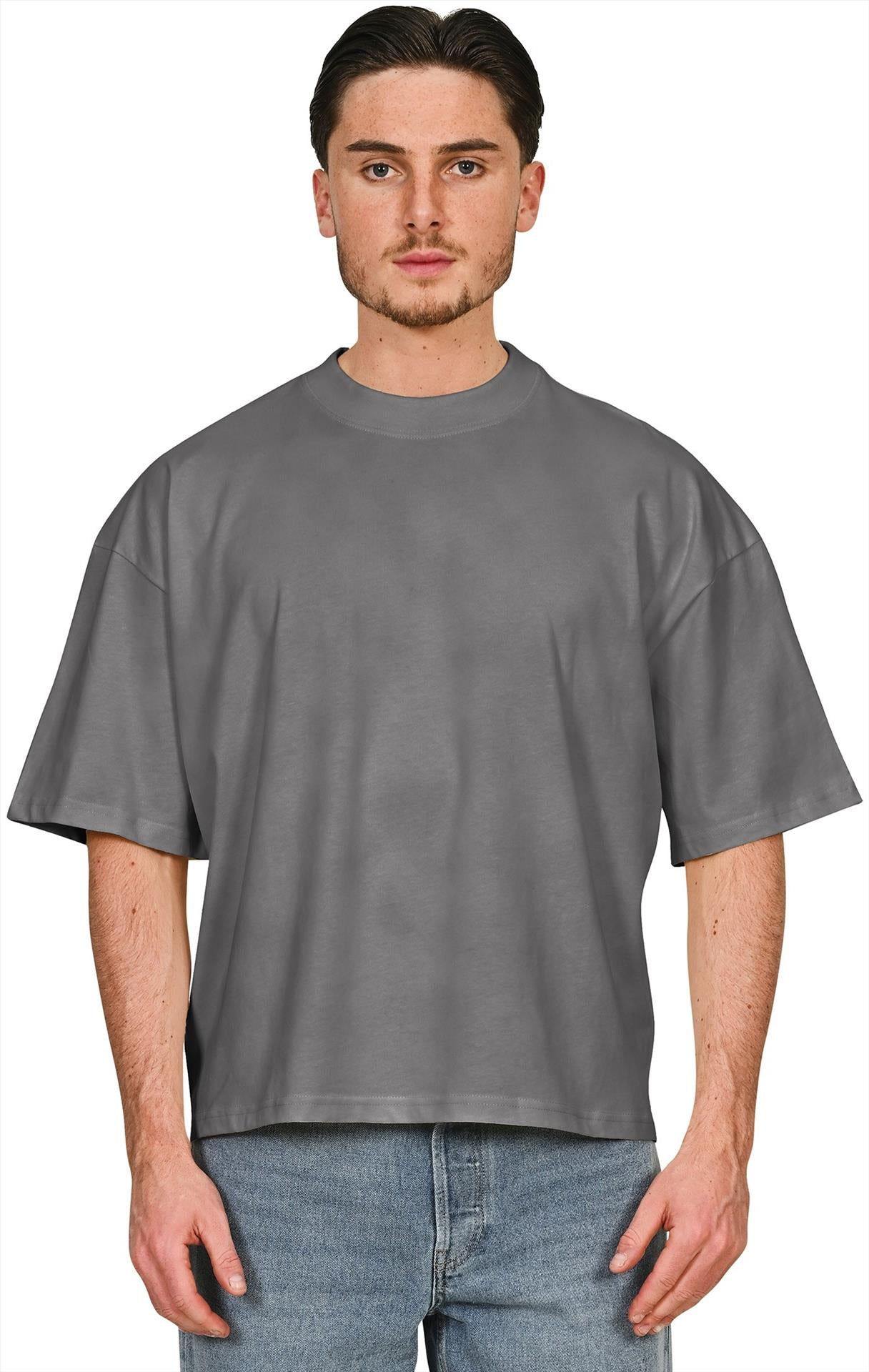 CRBTAC200 - Casual Premium Combed 220 Acid Boxy Oversize Extended Neck Tee