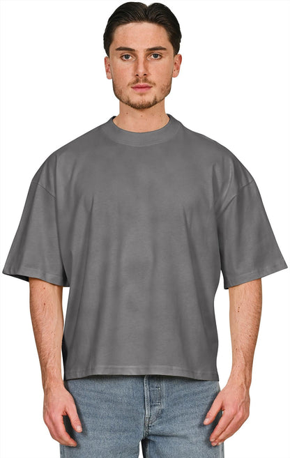CRBTAC200 - Casual Premium Combed 220 Acid Boxy Oversize Extended Neck Tee