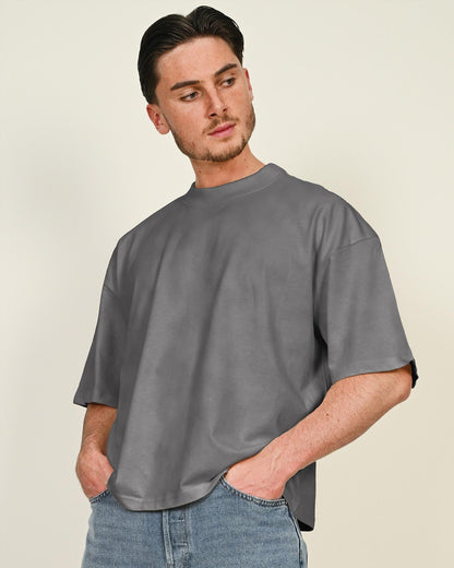 CRBTAC200 - Casual Premium Combed 220 Acid Boxy Oversize Extended Neck Tee