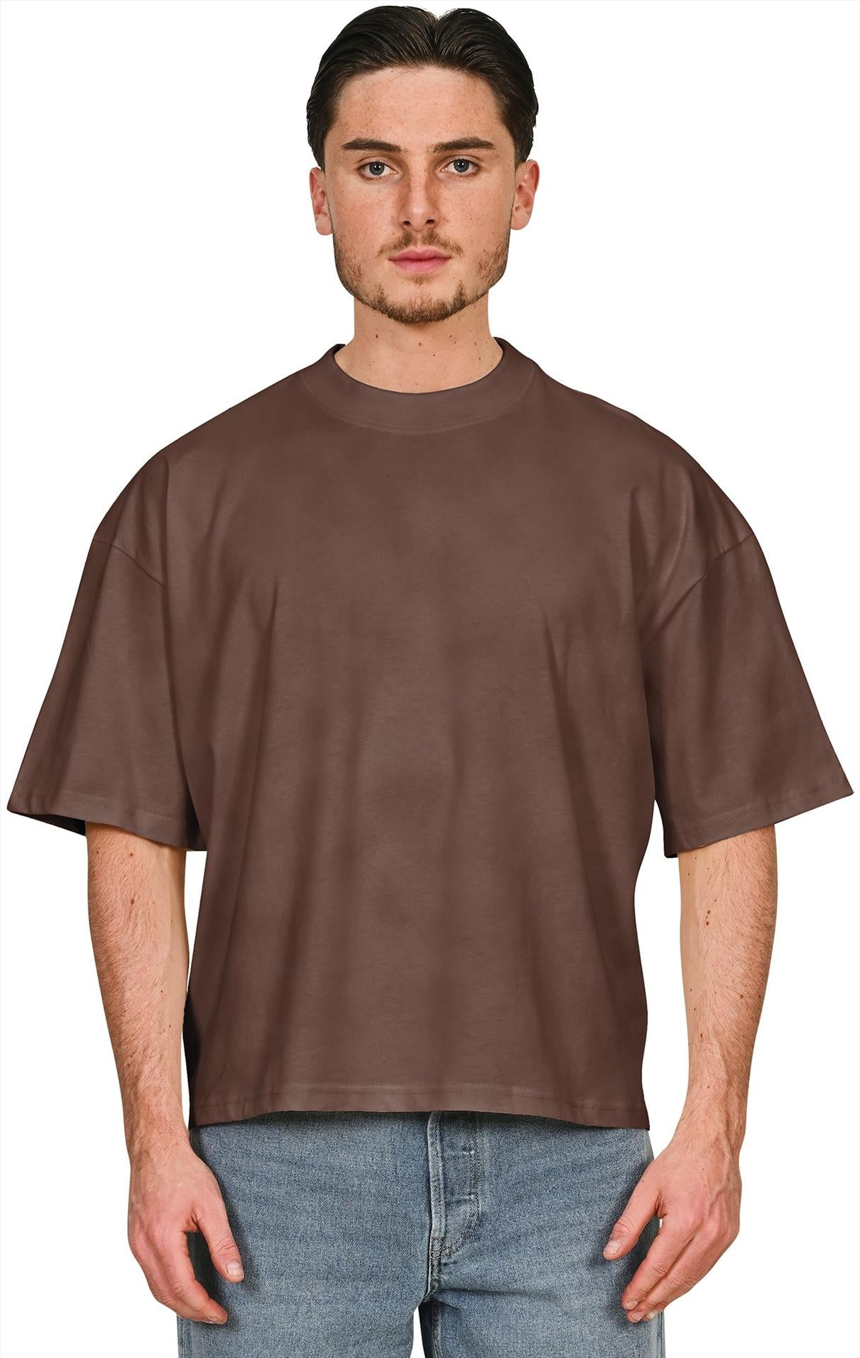 CRBTAC200 - Casual Premium Combed 220 Acid Boxy Oversize Extended Neck Tee
