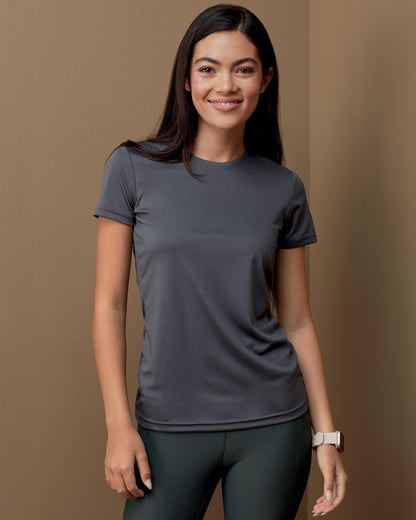 ST8100 - Stedman Sports Polyester 140 Fitted Tee Ladies