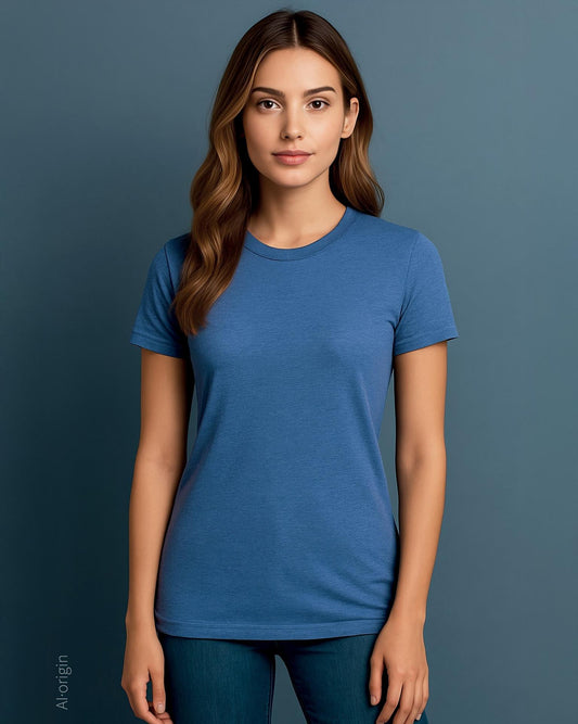 Next Level Apparel N6010 Triblend Combed 145 Fit Tee wholesale blank crew necked t-shirt