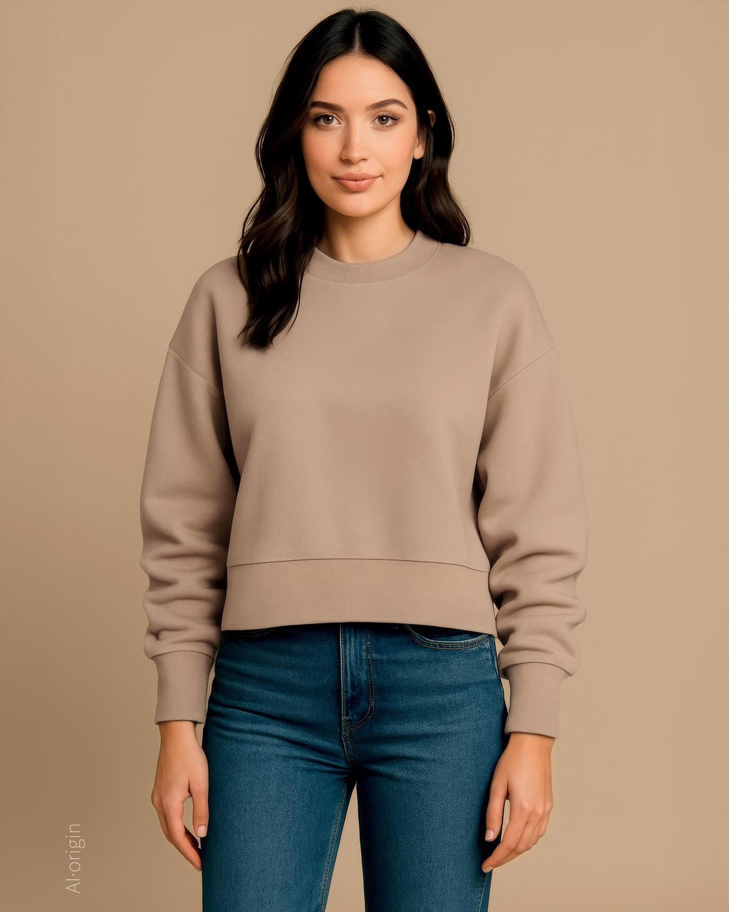 N9087 - NLA Heavyweight Combed 340 Boxy Oversize Fit Sweat Ladies