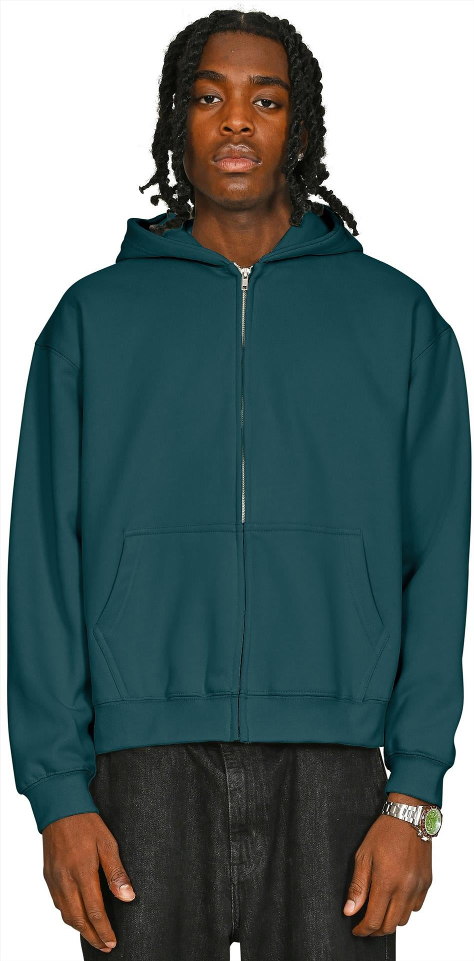 CRBPH250 - Casual Premium Combed 450 Boxy Oversize Zip Hood