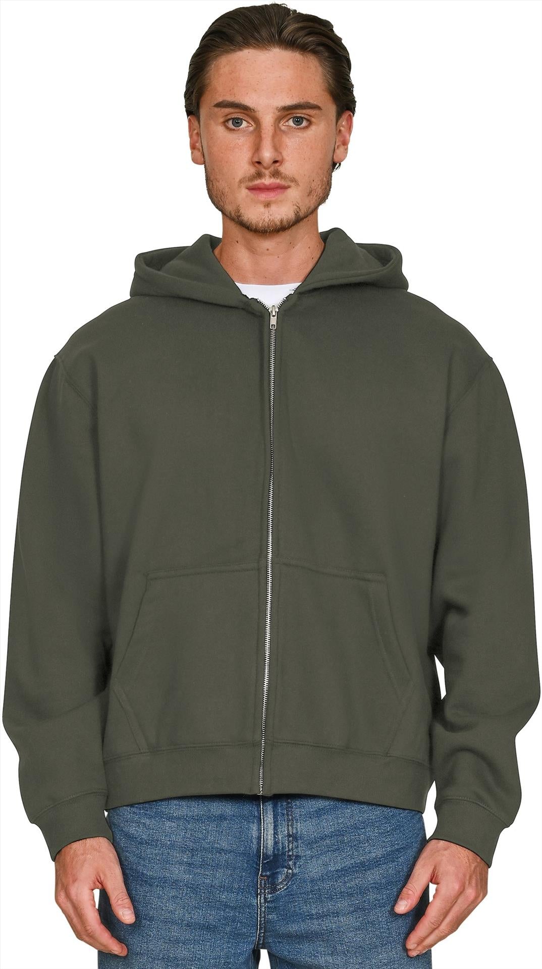 CRBPH250 - Casual Premium Combed 450 Boxy Oversize Zip Hood