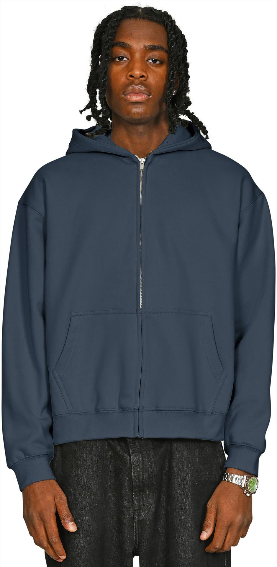 CRBPH250 - Casual Premium Combed 450 Boxy Oversize Zip Hood