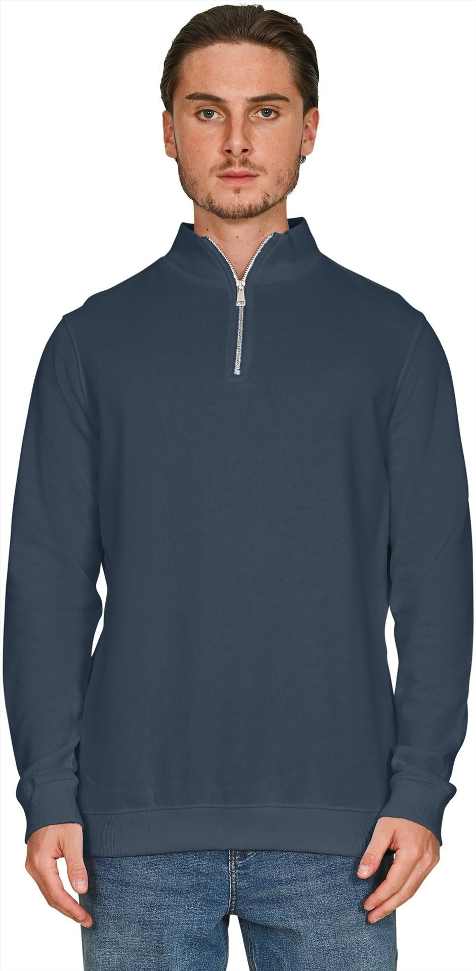 CRBSW50 - Casual Core Combed 280 Regular Quarter Zip Sweat